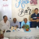 Juramentación de la nueva Directiva de la Junta de Vecinos Alma Rosa I con la presencia del alcalde Eddy Báez