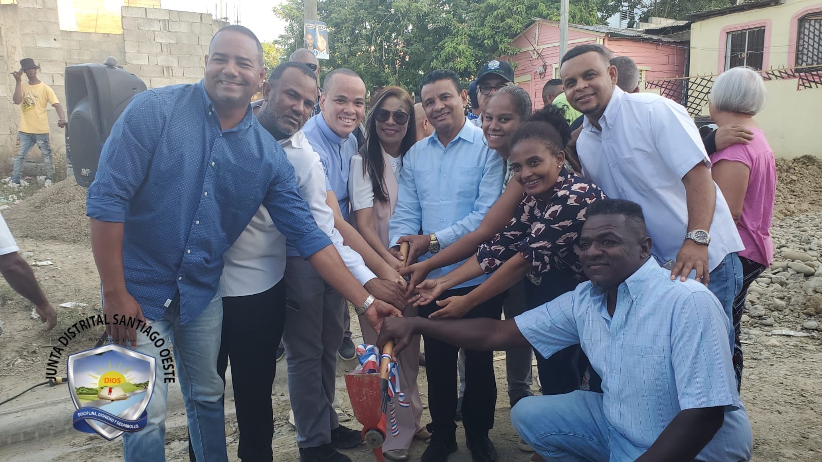 Inicia construcción de aceras, contenes y badenes en el Sector Las Torres del Mella I