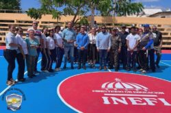 Alcaldía de Santiago Oeste, INEFI y el Ministerio de Interior y Policía entregan cancha deportiva en el Politécnico Simón Antonio